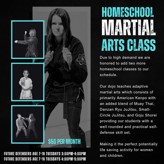 Future Defenders Homeschoolers Class - Tuesdays 4-5pm